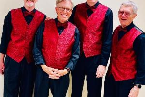 Full Octave Barbershop Quartet, lobby music, November 7, 2022