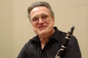 John Fullam, clarinet soloist, April 2022