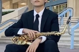 Sean Burns, Alto Saxophone soloist, January 22, 2024