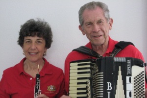 Susan Aaron, oboe soloist, and Bill Millner, accordion soloist.