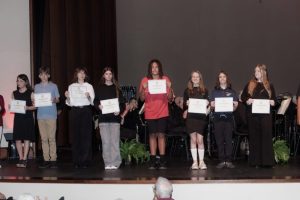 Scholarships were given to USF Summer Camp: Elijah Beldon, FSU Summer Camp: Elizabeth Sullivan and Sophia Sullivan, U of F Summer Camp, Joshua Belle, Karina Culver, Bennett Costa, Presley Costa, Venice Symphony Summer Camp: Drayden Brannon, Dax Cabaniss, Quinn Frederick, Vanessa Martyna, Yaromyr Onikiichuk, Brynlee Parsons, Story Roberts, Renat Verikovskiy. April 27, 2026.